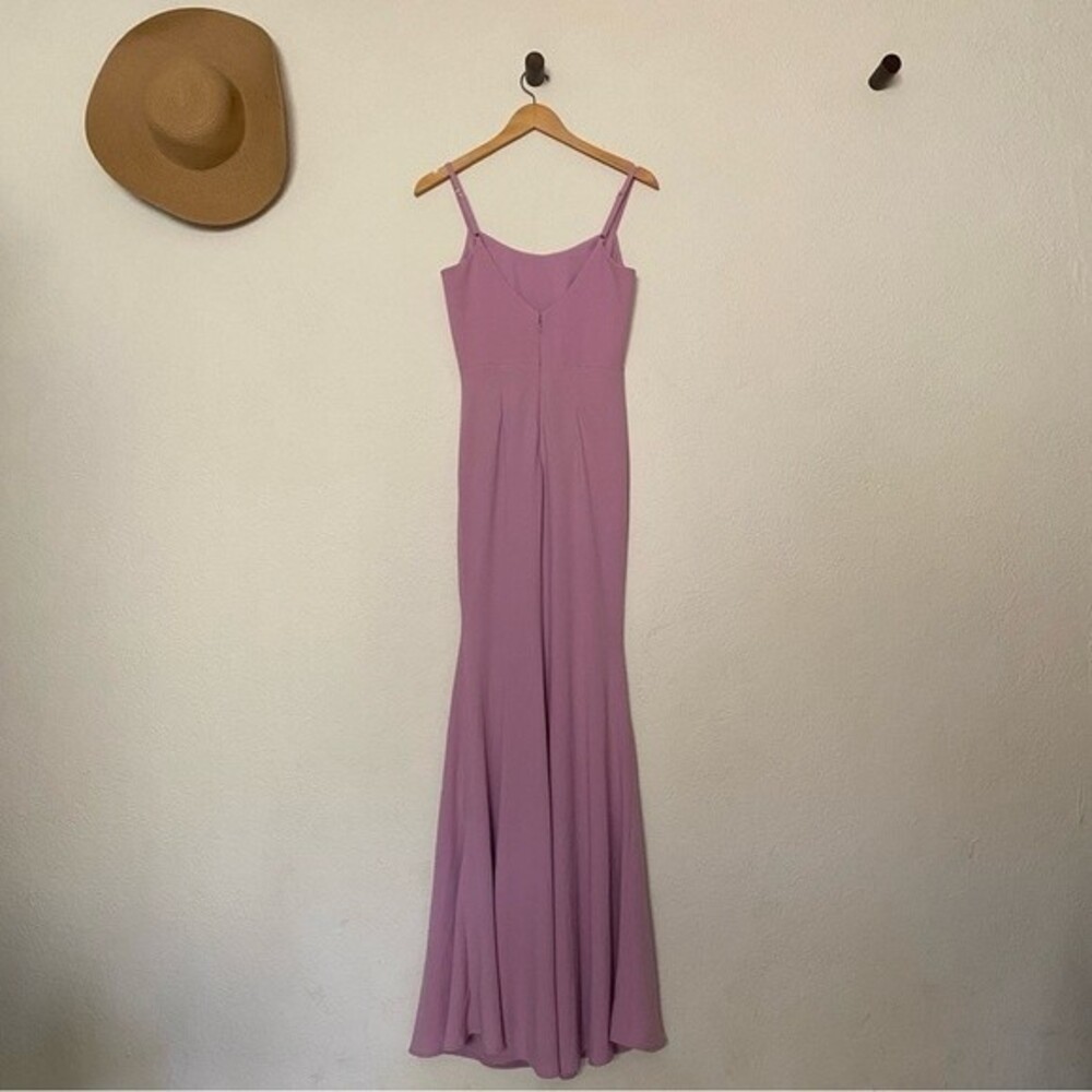 Dress the Population Jodi Gown Mermaid Lavender Maxi Dress Small - Picture 7 of 8